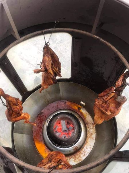 Lu nướng gà vịt inox dùng gas VinMax ( 80-90)