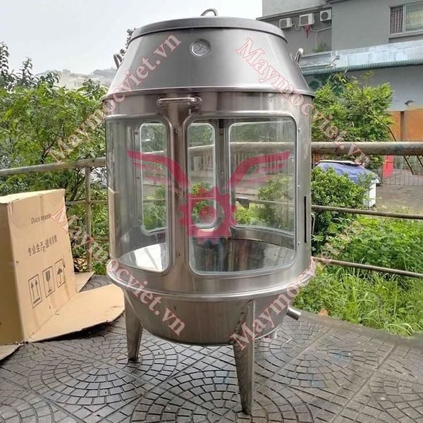 Lò quay vịt kính dùng than VinMax (  80-90)