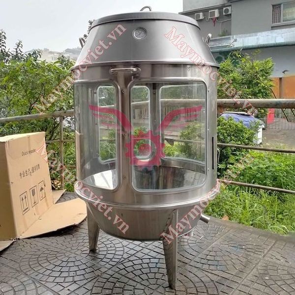 Lò quay vịt kính dùng gas VinMax (  80-90)