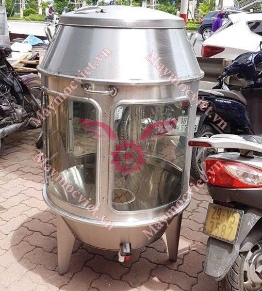 Lò quay vịt kính dùng gas VinMax (  80-90)