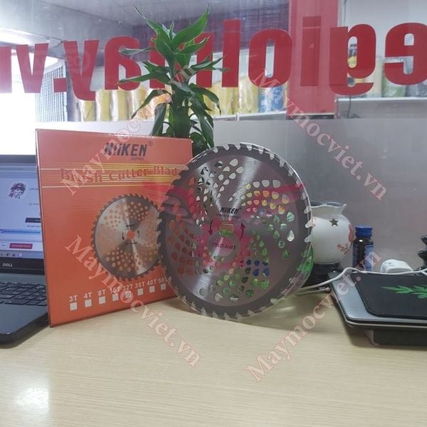 Lưỡi cắt cỏ tròn Nhật Bản bằng hợp kim, 40 răng Niken