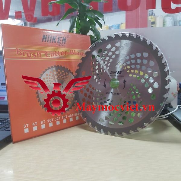 Lưỡi cắt cỏ tròn Nhật Bản bằng hợp kim, 40 răng Niken