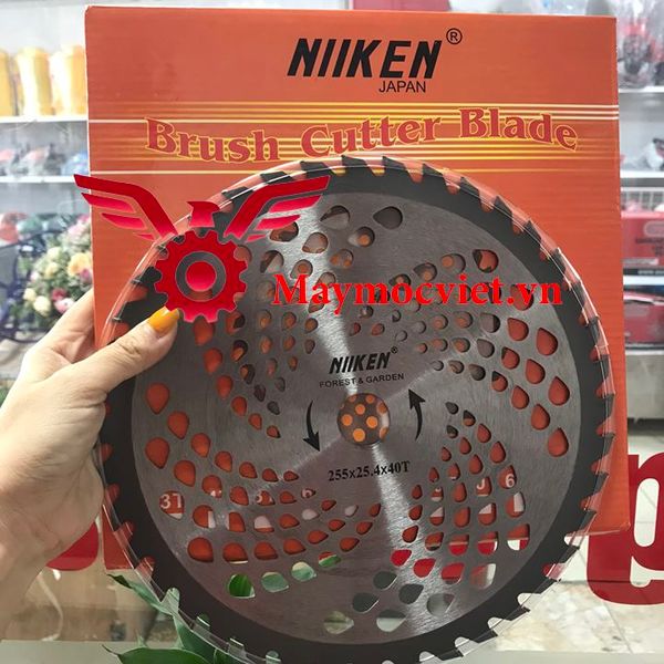Lưỡi cắt cỏ tròn Nhật Bản bằng hợp kim, 40 răng Niken