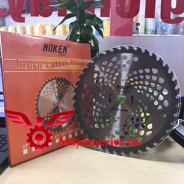 Lưỡi cắt cỏ tròn Nhật Bản bằng hợp kim, 40 răng Niken