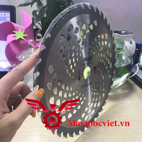 Lưỡi cắt cỏ tròn Nhật Bản bằng hợp kim, 40 răng Niken