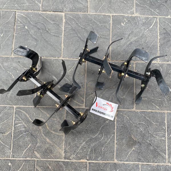 Bộ xới vun luống, vun gốc gắn máy xới đất