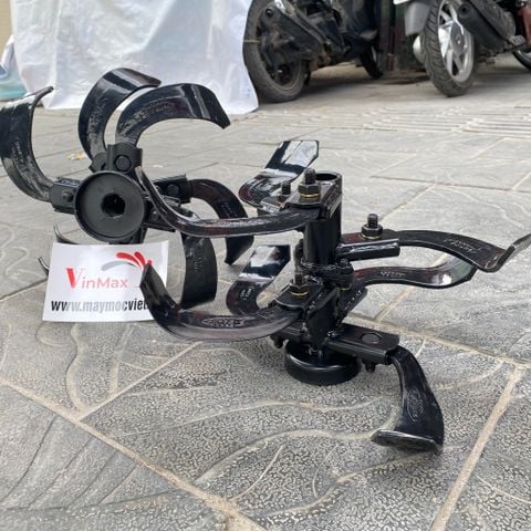 Bộ xới vun luống, vun gốc gắn máy xới đất