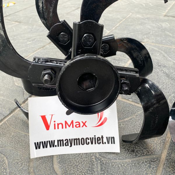 Bộ xới vun luống, vun gốc gắn máy xới đất