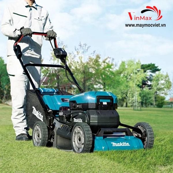 Máy cắt cỏ đẩy tay dùng pin Makita LM001CZ (530MM/Bộ cấp nguồn/BL)(18VX2)