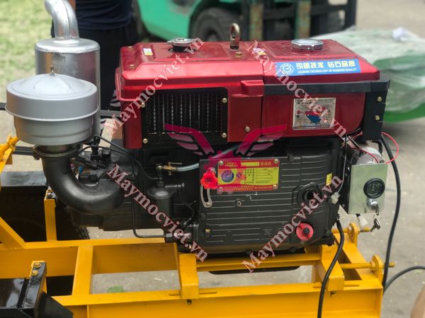 Máy băm cành cây di động đầu nổ 35HP VMBC35D (đề điện )