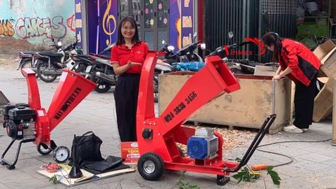 Máy băm cành cây mini chạy điện MT3500