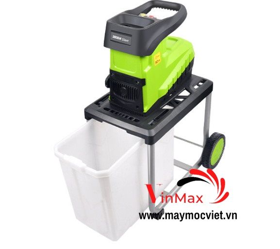 Máy băm cành lá cây mini chạy điện Vinmax VMB2800