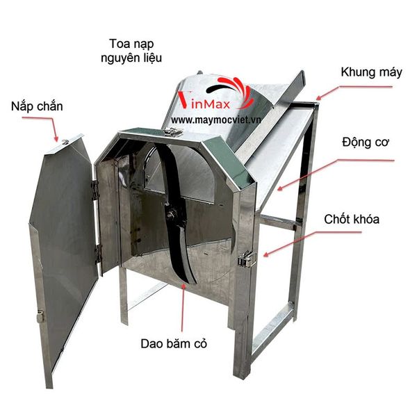 Máy Băm Cỏ Inox VMC200