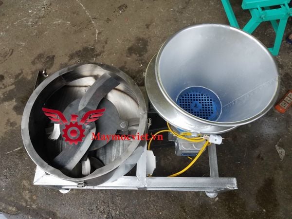 Máy băm chuối nguyên cây chất liệu inox VMI3000