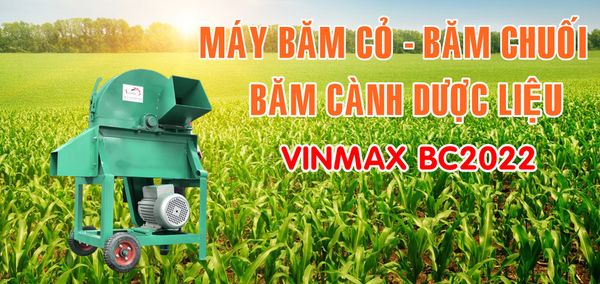 Máy băm cỏ, băm cành nhỏ dược liệu Vinmax BC2022