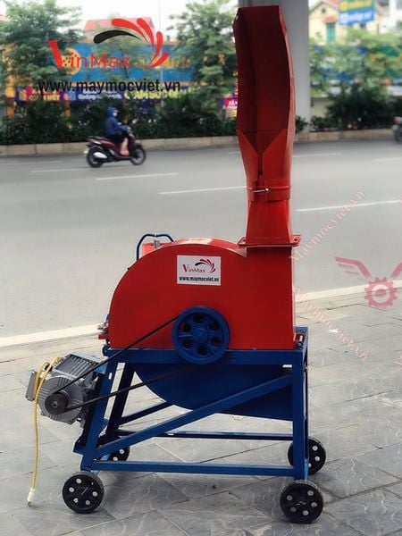 Máy băm cỏ voi công nghiệp có băng tải VMBC3500