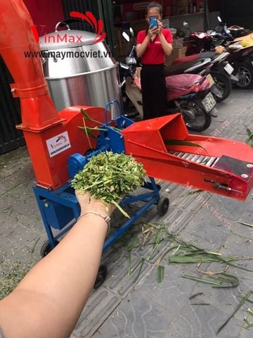 Máy băm cỏ voi công nghiệp có băng tải VMBC3500