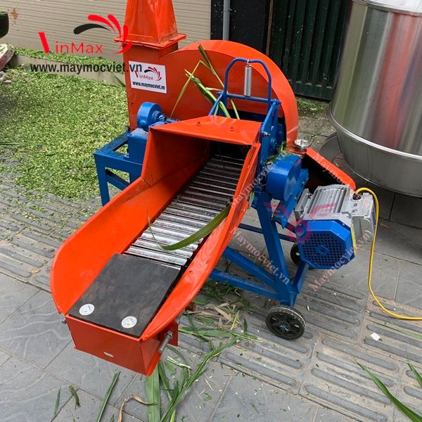 Máy băm cỏ voi công nghiệp có băng tải VMBC3500