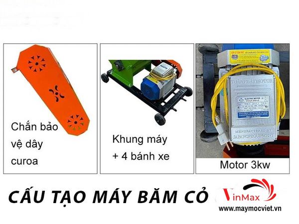 Máy băm cỏ, thân ngô, chế phẩm sinh học Turbo TBC1000