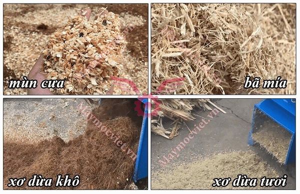 Máy băm mùn cưa, xơ dừa D24