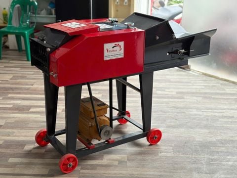 Máy Băm Cỏ Voi, Rơm, Mía Băng Tải Turbo TBC4000 Điện 1 Pha