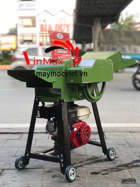 Máy băm rơm, cỏ động cơ đầu nổ 6.5hp Vinmax VMBR65
