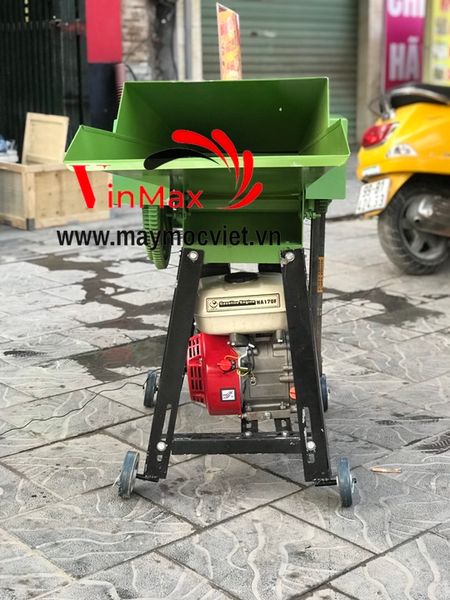 Máy băm rơm, cỏ động cơ đầu nổ 6.5hp Vinmax VMBR65