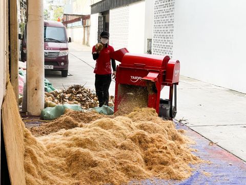 Máy băm nghiền xơ dừa đa năng Takyo TK550