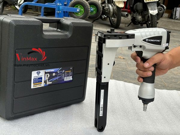 Máy bấm ghim thùng carton dùng khí nén RONGPENG MTA18