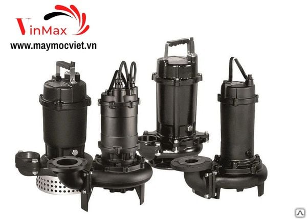 Máy bơm chìm hút nước thải thân gang không phao Ebara 65 DVS 51.5 2HP