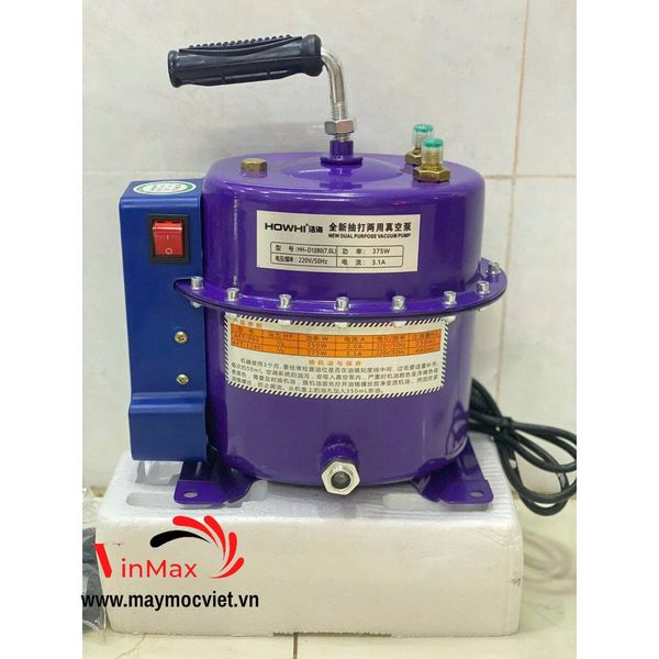 Bộ Bơm Hút Chân Không & Nạp Nén Thử Xì Gas Lạnh Turbo TBB2A