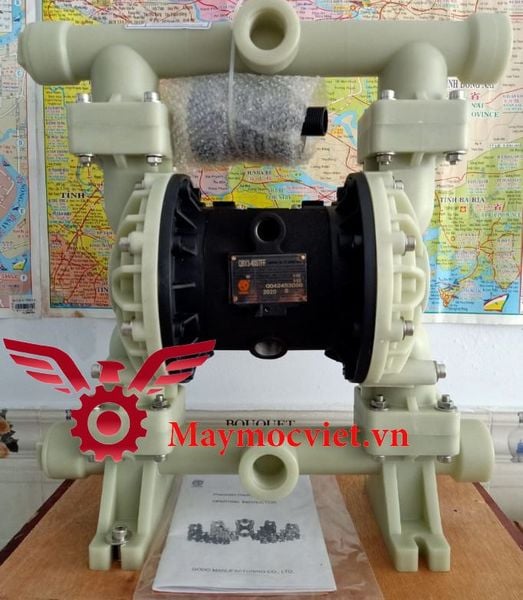 Bơm Màng Khí Nén GODO QBY4-15 NHỰA PP