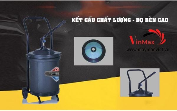 Máy bơm mỡ bằng tay Kocu GZ30B (30 lít)