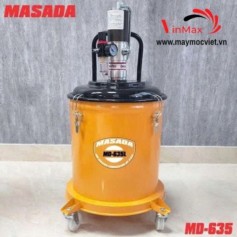 Máy bơm mỡ khí nén 35 lít Masada MD‑635