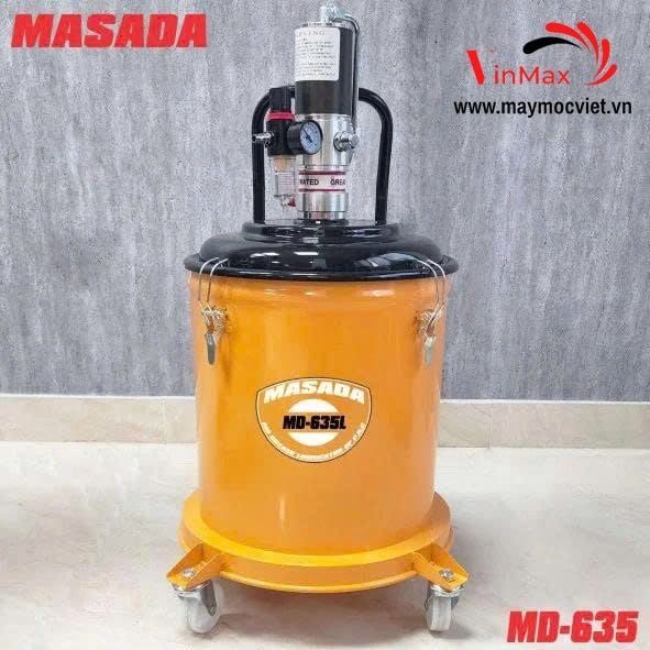 Máy bơm mỡ khí nén 35 lít Masada MD‑635