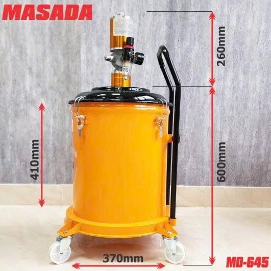 Máy bơm mỡ khí nén 45 lít Masada MD645