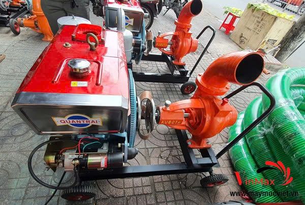 Máy bơm nước diesel D100 đầu nổ D12