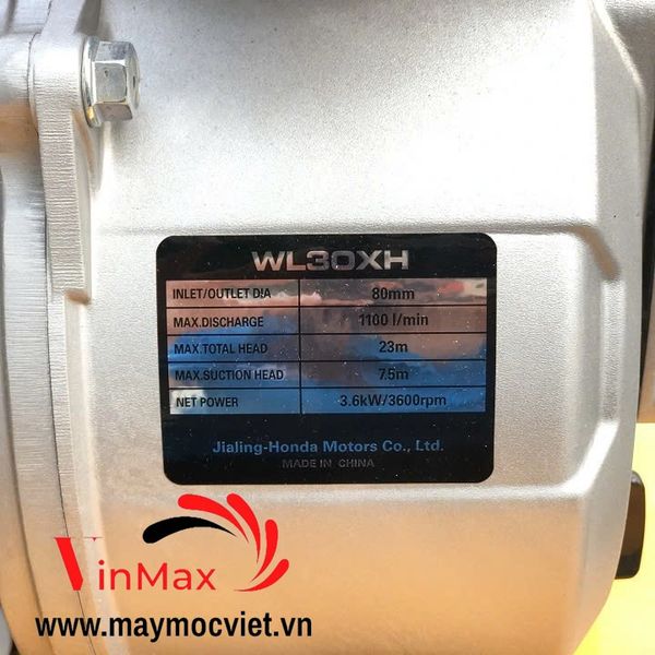 Máy Bơm Nước Chạy Xăng Honda WL30XH DR