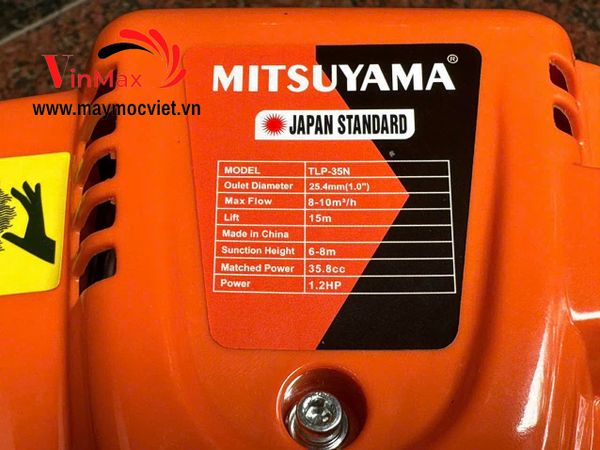Máy Bơm Nước Chạy Xăng 4 thì Mitsuyama TLP35N