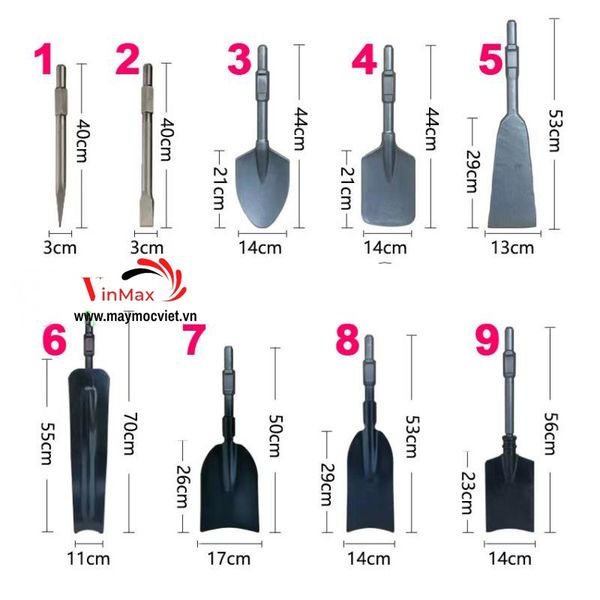 Máy đánh gốc cây kết hợp khoan đục bê tông Turbo TBB125 động cơ 2 thì