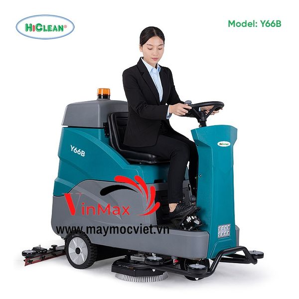 Máy chà sàn ngồi lái HiClean Y66B ( acquy )