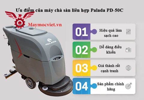 Máy chà sàn liên hợp Palada PD 50C