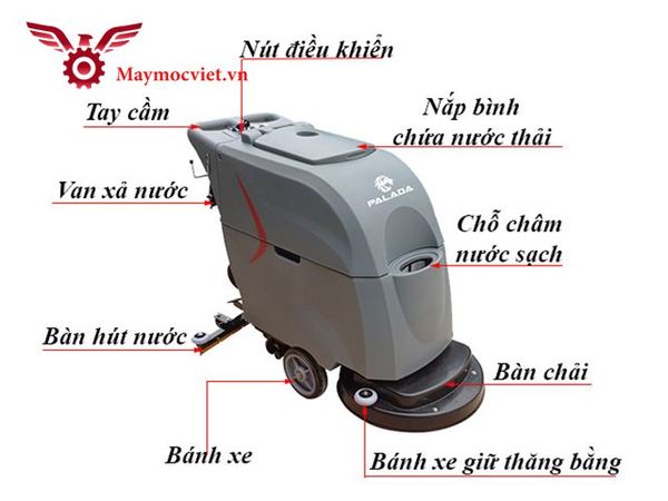 Máy chà sàn liên hợp Palada PD 50C
