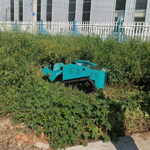 Máy Cắt Cỏ Trục Băm Điều Khiển Từ Xa Turbo TBB800