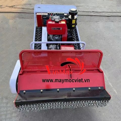 Máy cắt cỏ chạy dầu điều khiển từ xa có lưới chắn cỏ Turbo TBC800