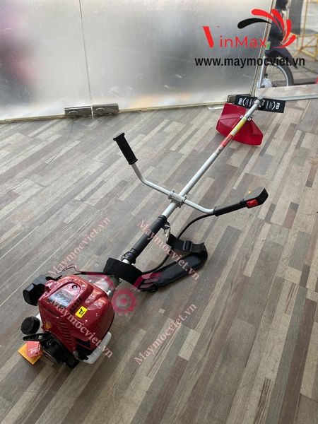 Máy cắt cỏ chạy xăng 4 Thì Cali CL35 đỏ