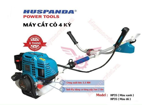 Máy cắt cỏ chạy xăng 4 thì Huspanda HP35