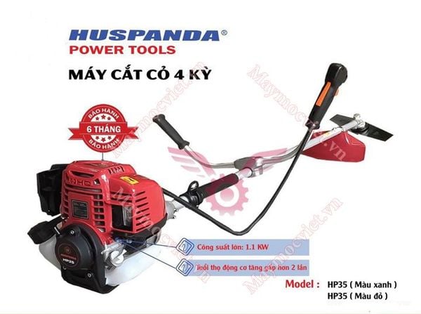 Máy cắt cỏ chạy xăng 4 thì Huspanda HP35