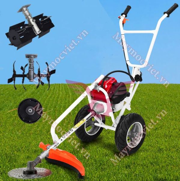Máy làm vườn mini đa năng VM X3CN ( cắt cỏ, xới đất, sạc cỏ )