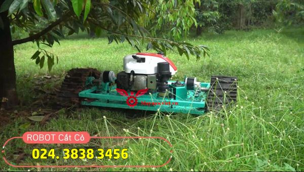 Máy cắt cỏ bánh xích điều khiển từ xa Vinmax RB7HP